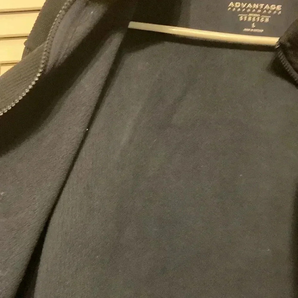 Izod Advantage Performance Stretch Navy Zip Jacket size L - Picture 8 of 8